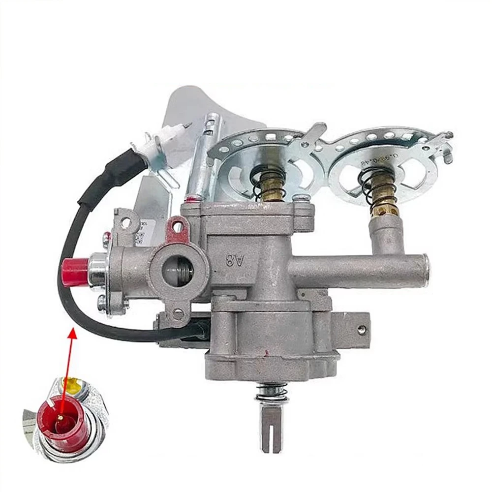1pc Gas Stove Thermocouple Valve Switch Assembly Liquefied Gas Ignition Flameout Protector with Solenoid Valve Accessorie
