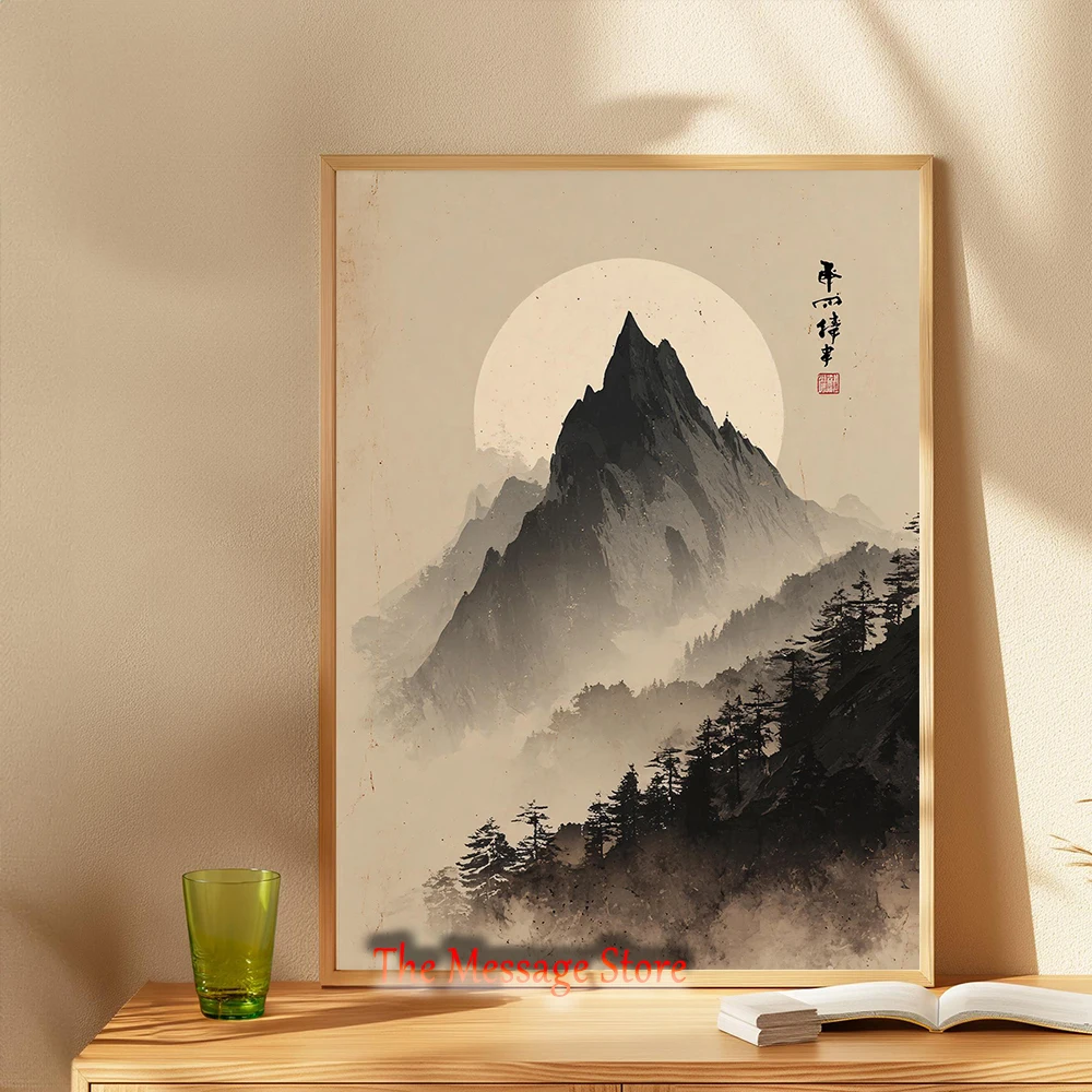 Póster Minimalista de Paisaje - Japanese Zen Lifestyle reseña y precio