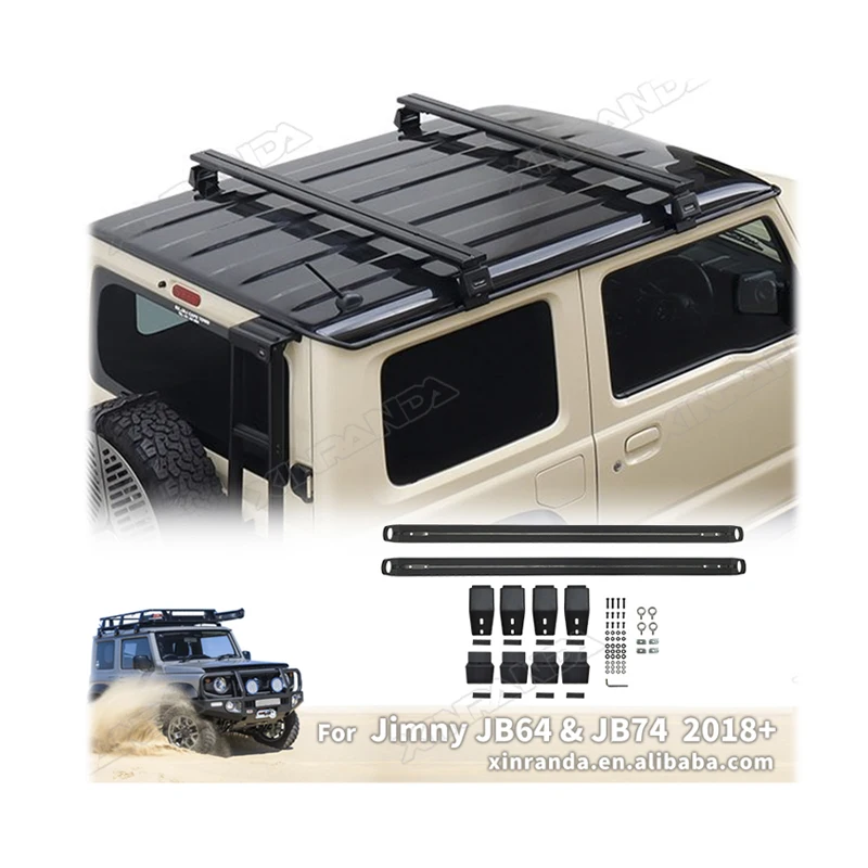 

Jimny Accessories New Aluminum Roof Rack Roof Bar Cross Bar for Jimny JB74W JB64W JB74 JB64 2019 2020 2021 2022 2023 2024
