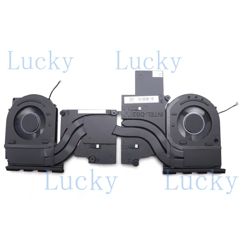 

Новый термомодуль с вентилятором для охлаждения процессора и графического процессора для Lenovo LOQ 15IAX9I 83FQ 5H40S21005