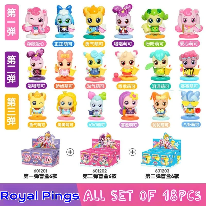

Лидер продаж Catch Teenieping Royal Pings Series V1 V2 V3 слепая коробка милая игрушка украшение для рабочего стола модный детский подарок на день рождения для девочек