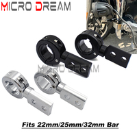 32mm 25mm 22mm Dual Hole Adjustable Fog Light Spotlight Mount Bracket Kit Headlight Adapter Clamp Holder 1-1/4\