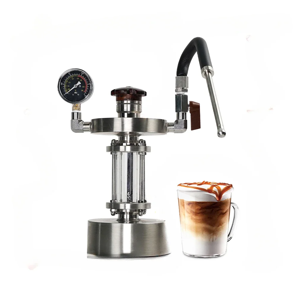 Electric Gas dual purpose Stainless steel Coffee Milk Frother Camping travel outdoor Espresso Coffee Steam Milk Frothering Maker