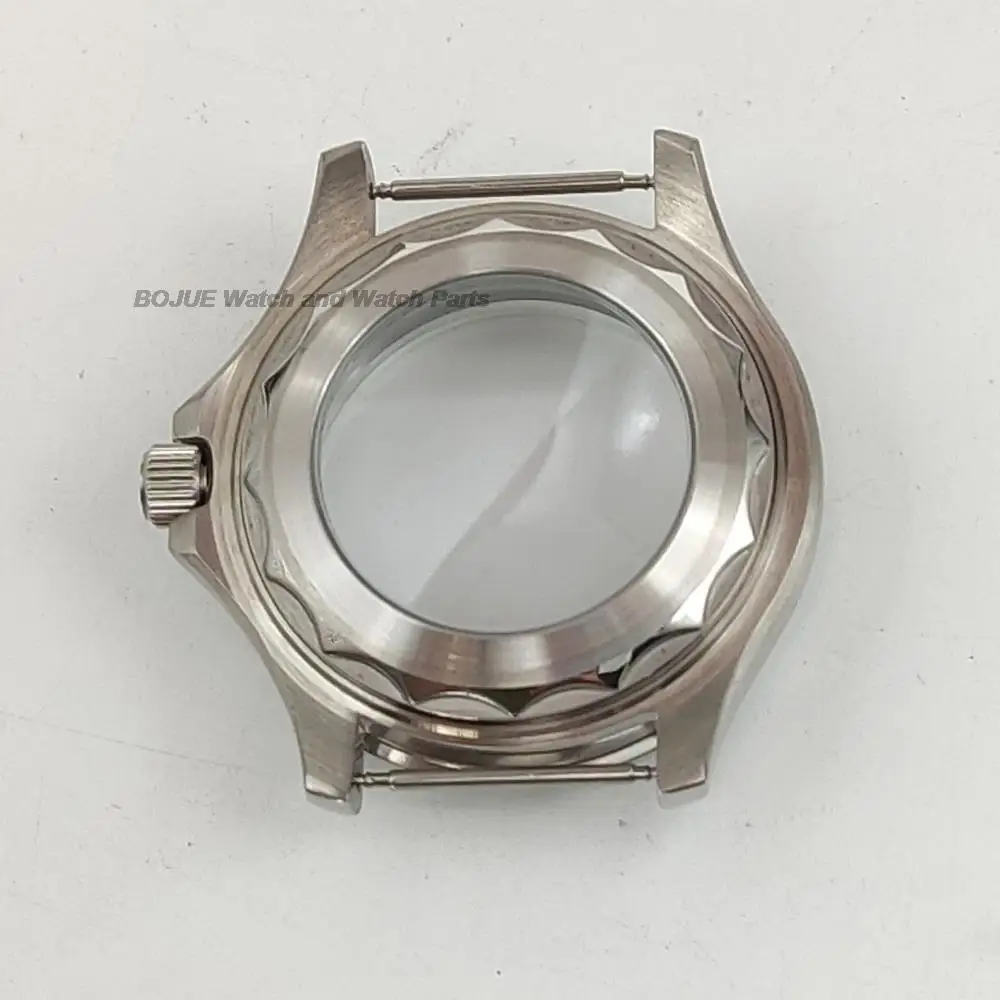 NH35 Watch Case Men\'s Watches Accessories Stainless Steel Case for Omega Seamaster 300 Transparent Case Back Repair Parts NH36