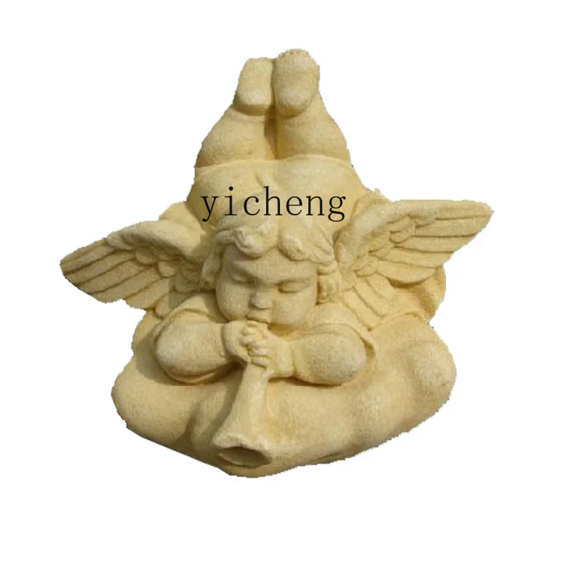 TWR sandstone relief background wall spray flute water spray sculpture fountain wall hanging water feature