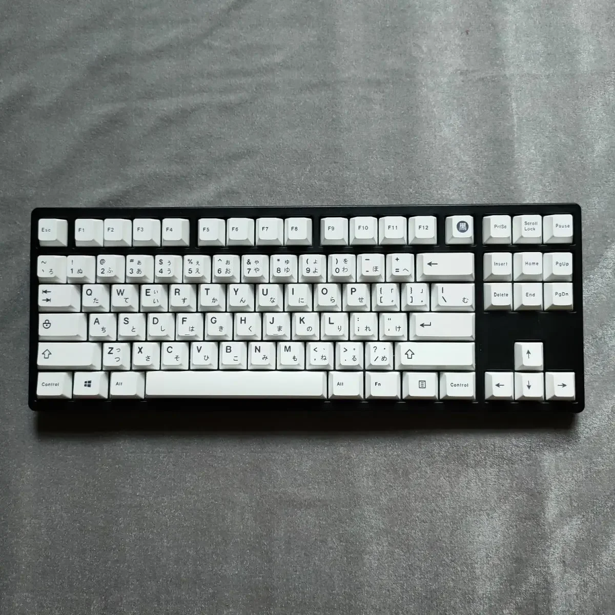 AIFEI Minimalist Style White English Japanese Keycap PBT Thermal Sublimation Cherry Profile Mechanical Keyboard MX Switch Keycap