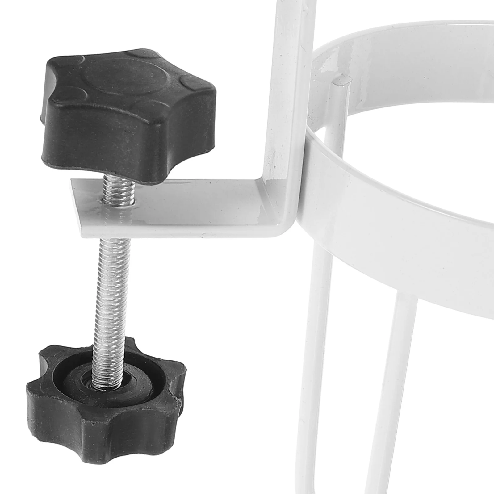 Desktop Cup Holder Clip Metal Lightweight Portable Cup Tray Table Edge Clip Adjustable Desktop Beverage Holder Organizer