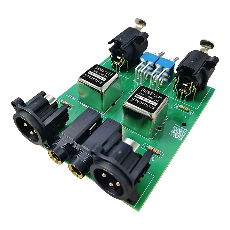 Dual Channel Audio Isolator XLR RCA Passive Balanced Signal Isolator w/ PAD & Ground Lift for Noise Elimination view 4