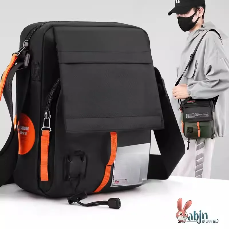 

Men's Casual Travel Shoulder Bag Vertical Crossbody Bag Outdoor Sports Bag Leisure Single-Shoulder Bag Small Square Bag