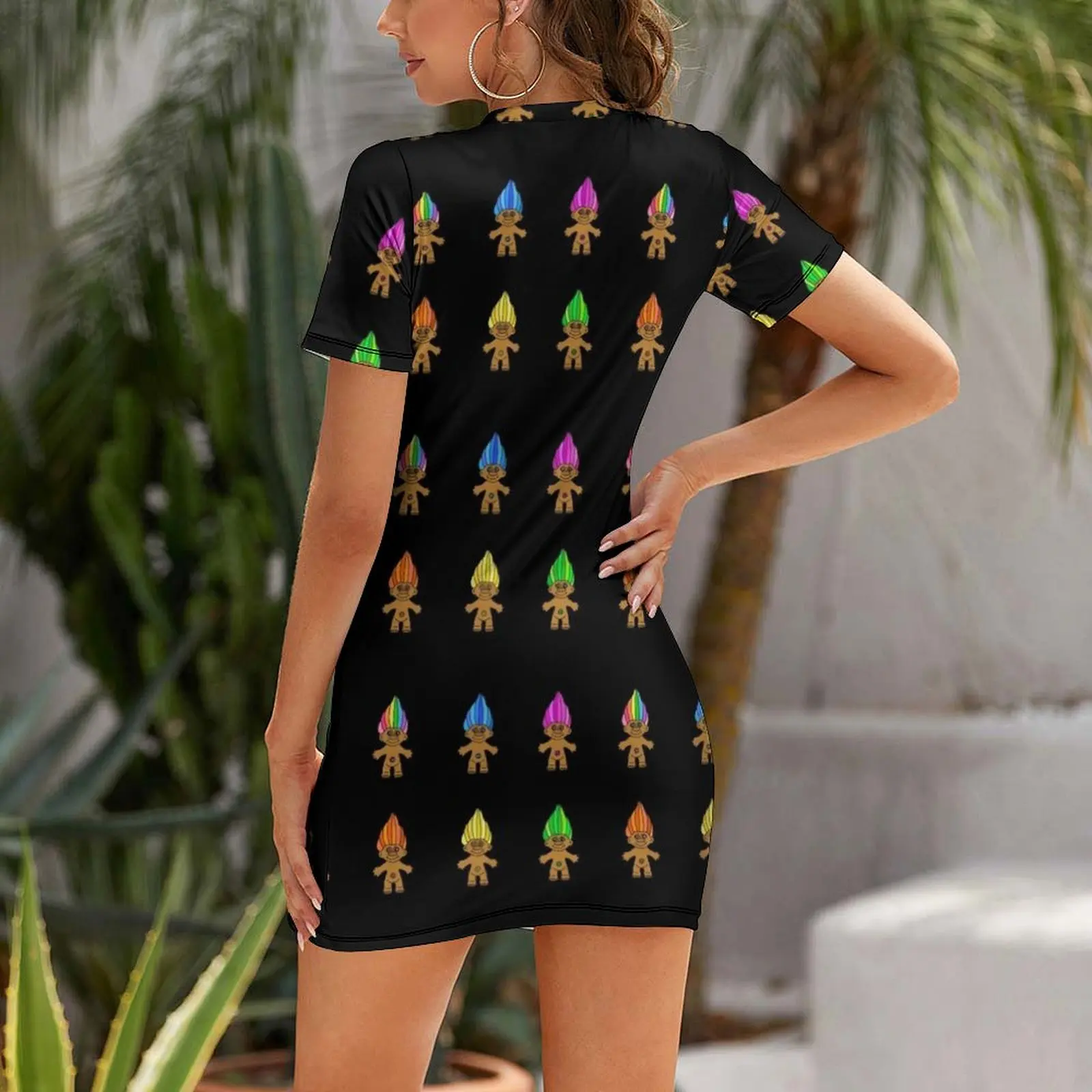 Vintage Trolls Pack Short Sleeved Dress long dress women dresses for womens 2025 Women's dress