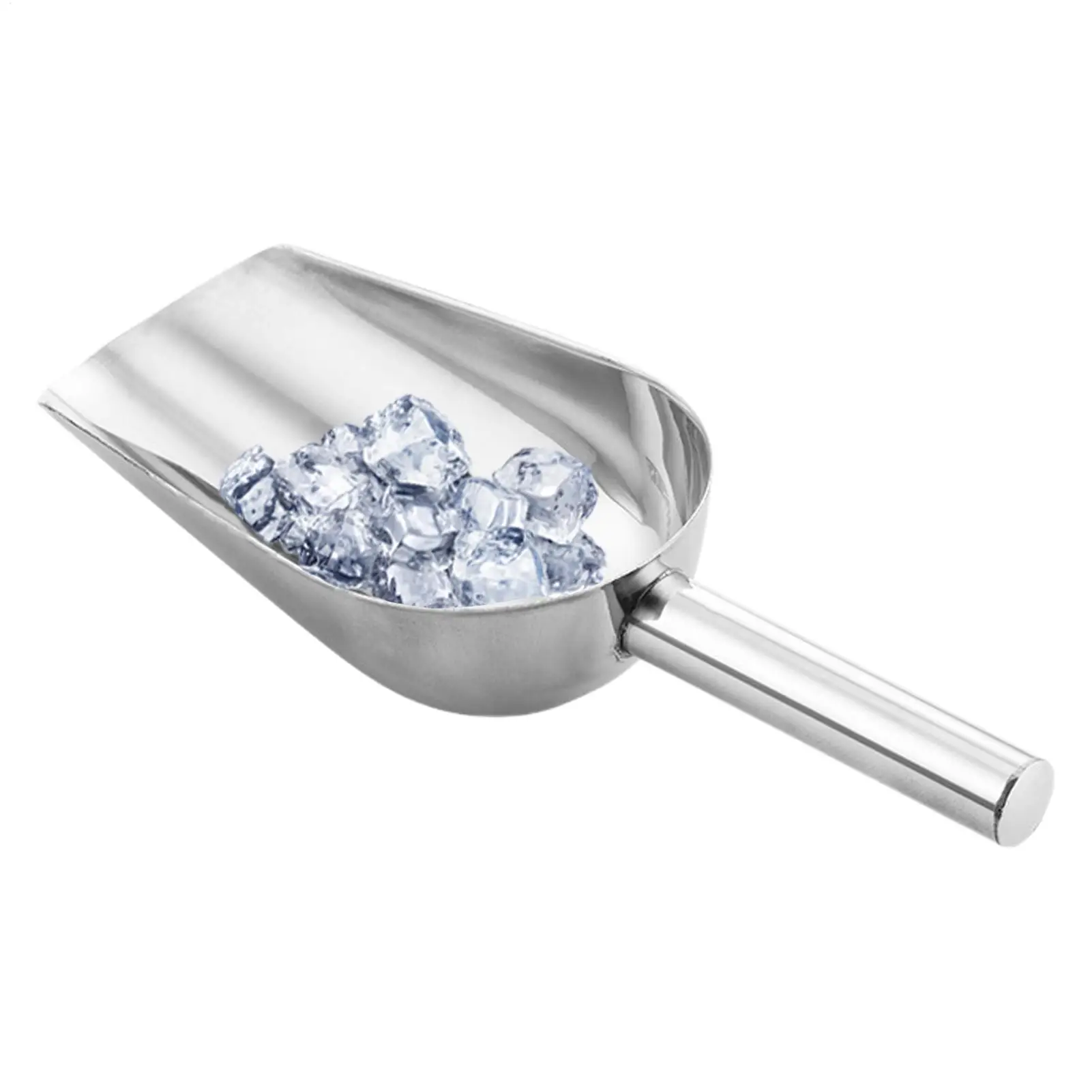 Stainless Steel Ice Scoop for Measuring Coffee Beans Flour Multipurpose Utility Scoop for Coffee Bean Food Candy Flour Popcorn