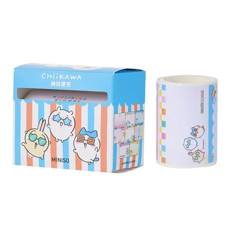 Genuine Licensed by Chiikawa - Cute Ins Style Chiikawa Summer Season Sticky Notes, Cartoon Memo Pads for Student Journaling