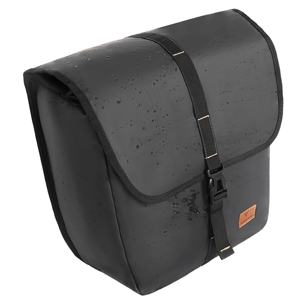 

Bicycle Rear Seat Bag Multifunction Rear Seat Panniers Pack Waterproof Bike Rack Tail Bag with Handle for Outdoor Riding Travel