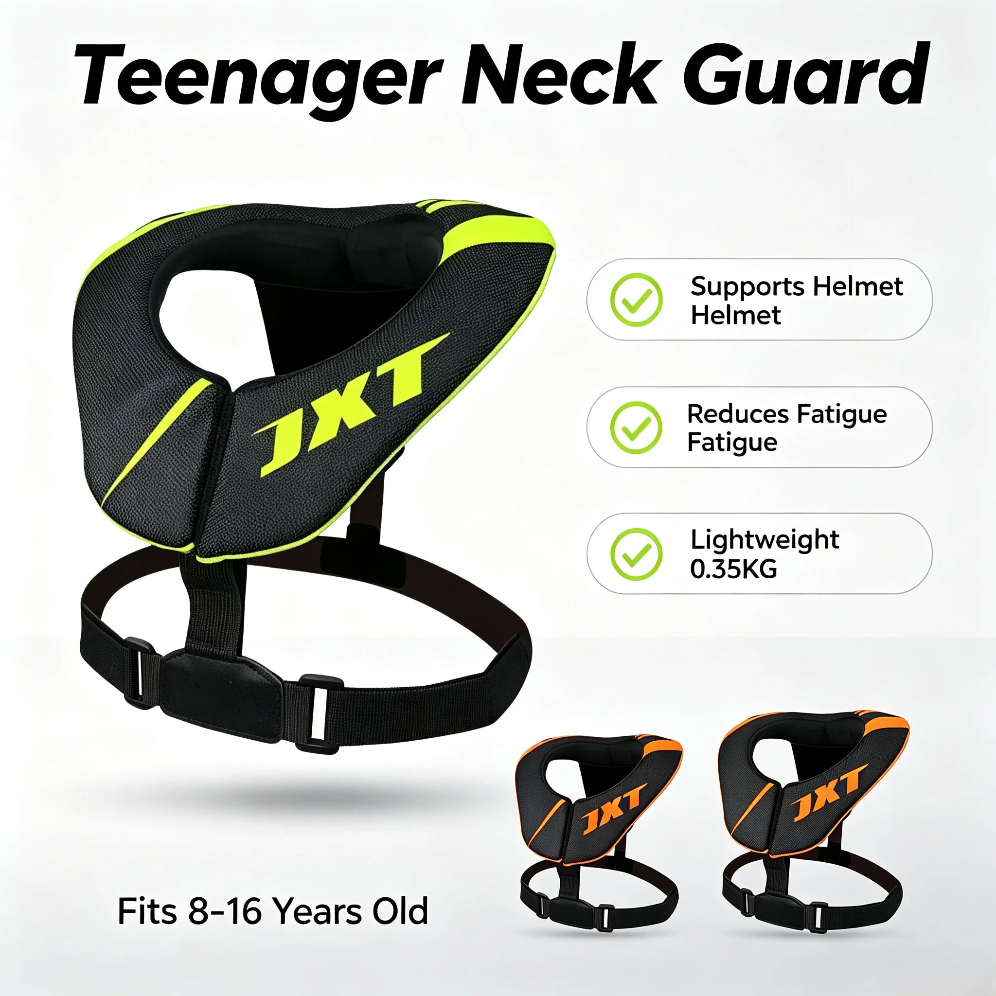 Teenager Neck Guard Motorcycle Neck Protector For 8‑16 Years Old Kids Youth Motocross Dirt Bike Neck Support Protective Gear