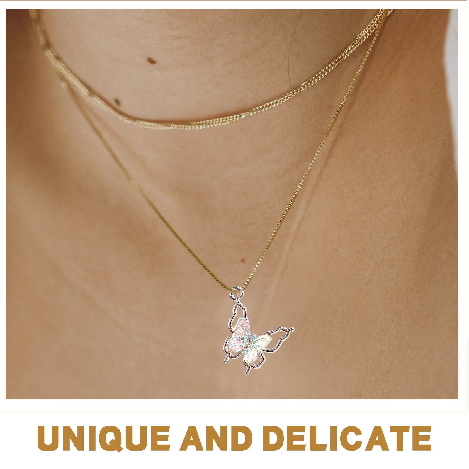 

10pcs Butterfly Pendant Accessories Zinc Alloy Small Charms For Jewelry Making Necklaces Bracelet Pendant Diy Decor Charm Gift