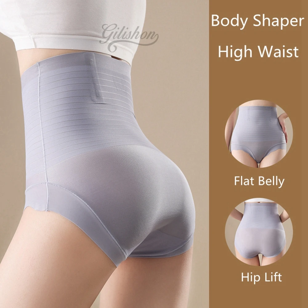 Abnehmen Shorts Frauen Body Shaper Hohe Taille Flache Bauch Ummantelung Höschen Hip Fahrstuhl Gestaltung Unterwäsche Bauch-steuer Shapewear – Detail 3