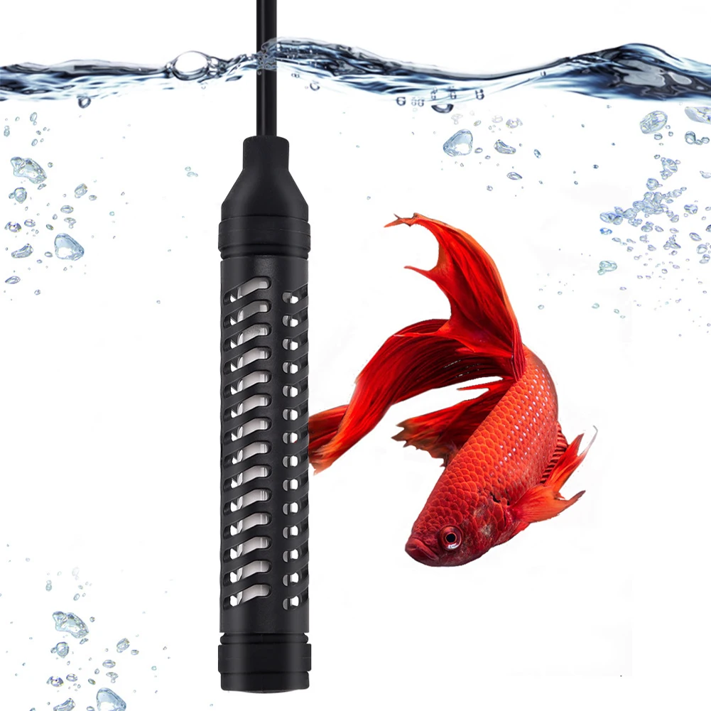 

Mini Aquarium Heater Adjustable Temperature 18 ℃ -35 ℃ Digital Display Suitable For Saltwater Freshwater Turtle Fish Tank