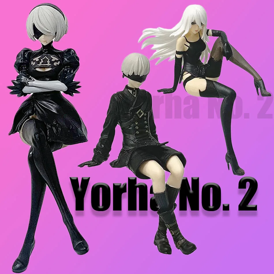 15CM NieR:Automata Yorha No. 2 Type B PVC Anime Action Figures Model Collection Ornament Anime Cartoon Model Toy Gift