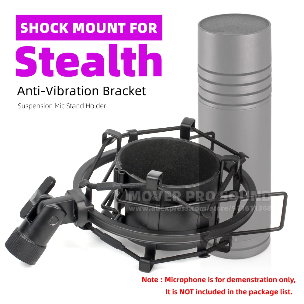 For Aston Stealth Mic Clamp Shock Mount Stand Clip Parts Microphone Shockproof Anti Vibration Spider Isolation Holder Accessory
