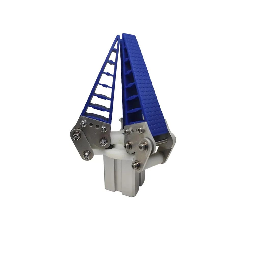 Pneumatic Three-Finger Bionic Flexible Robotic Gripper, Soft Adaptive Air-Powered Clamp, Model YQ-3-QD