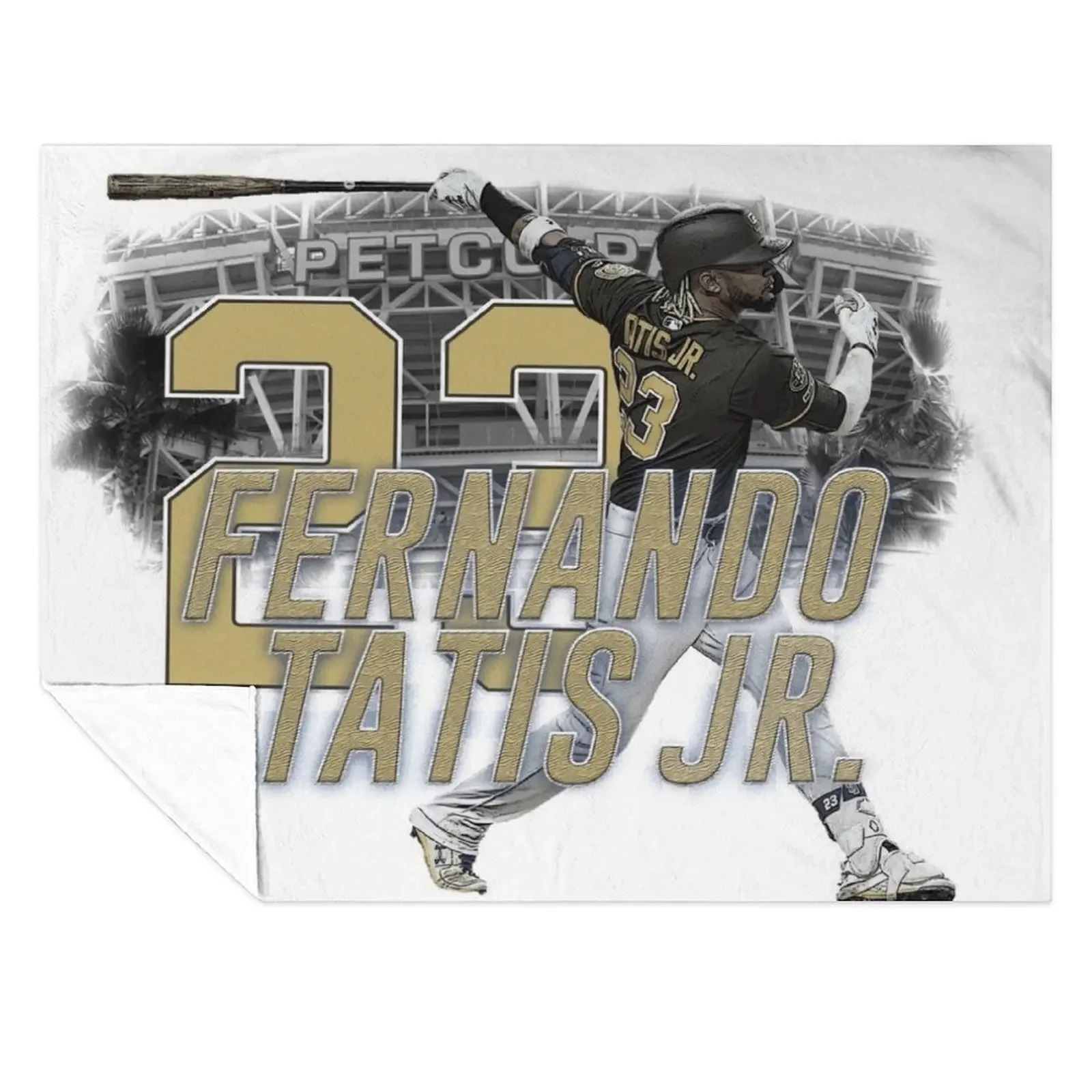 

Fernando Tatis Jr. Artwork Throw Blanket Cute Loose Hairys Picnic Blankets