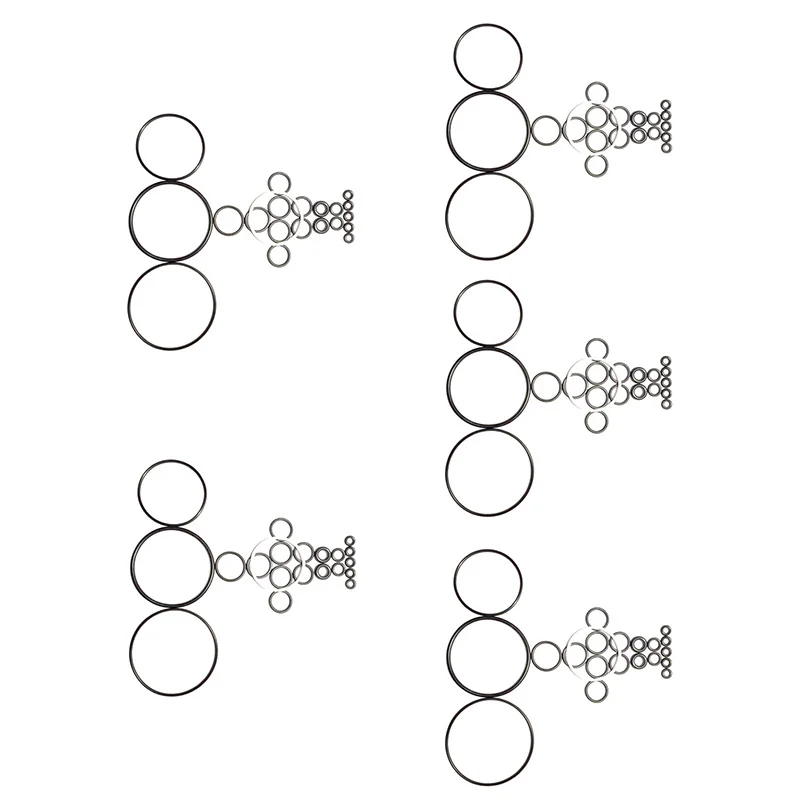 5 Sets 246355 O-Ring Rebuild Kit Compatible with Graco Spray Gun Compatible with Fusion Air Purge AP