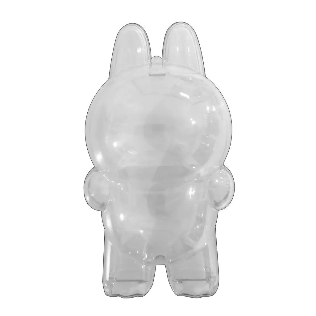 For Labubu Fall in Wild transparent protective case Storage For Plush Dolls Display Bag No Doll Portable Cable Organizer Box