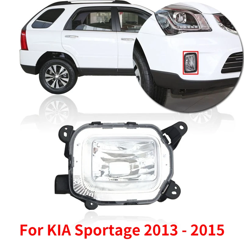 

Kamshing For KIA Sportage 2013 2014 2015 Front Bumper Fog Light Front Driving Light Foglamp Fog Lamp FogLight