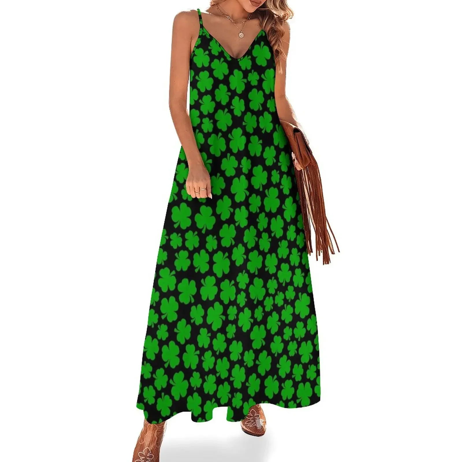 

Shamrockadelic II Sleeveless Dress african dresses for woman long dress women summer Dress