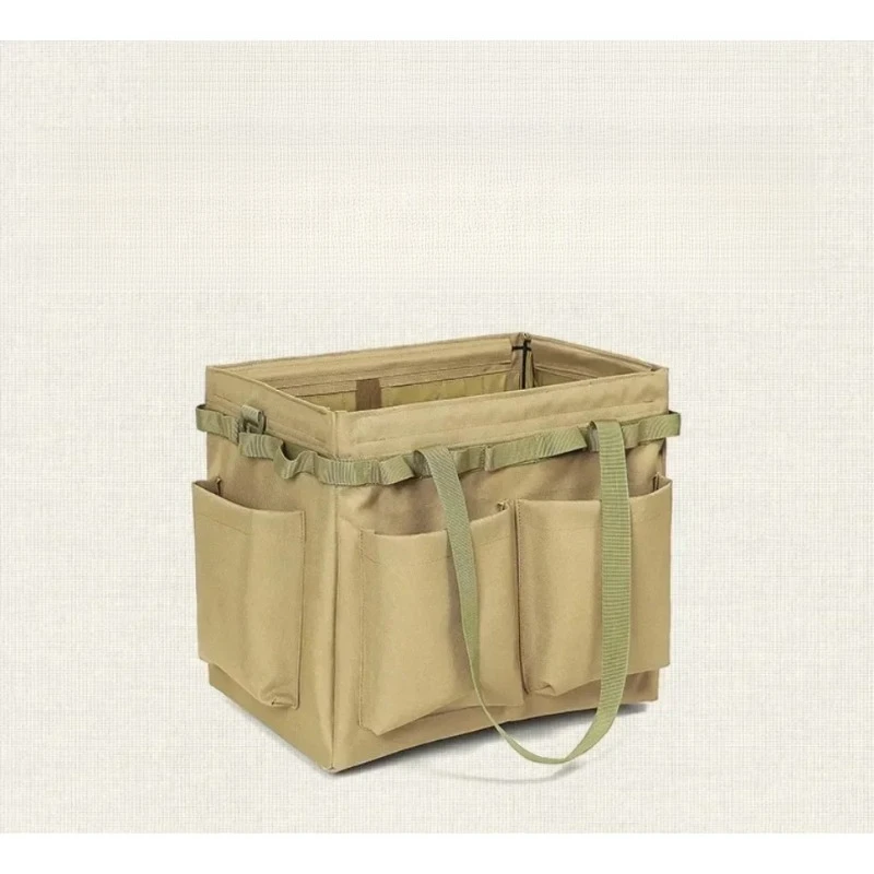 في الهواء الطلق حقيبة يد التخييم سعة كبيرة مقاوم للماء أدوات الأمتعة المنزلية المنظم أكياس بسيطة يده حقيبة قابلة للطي #2