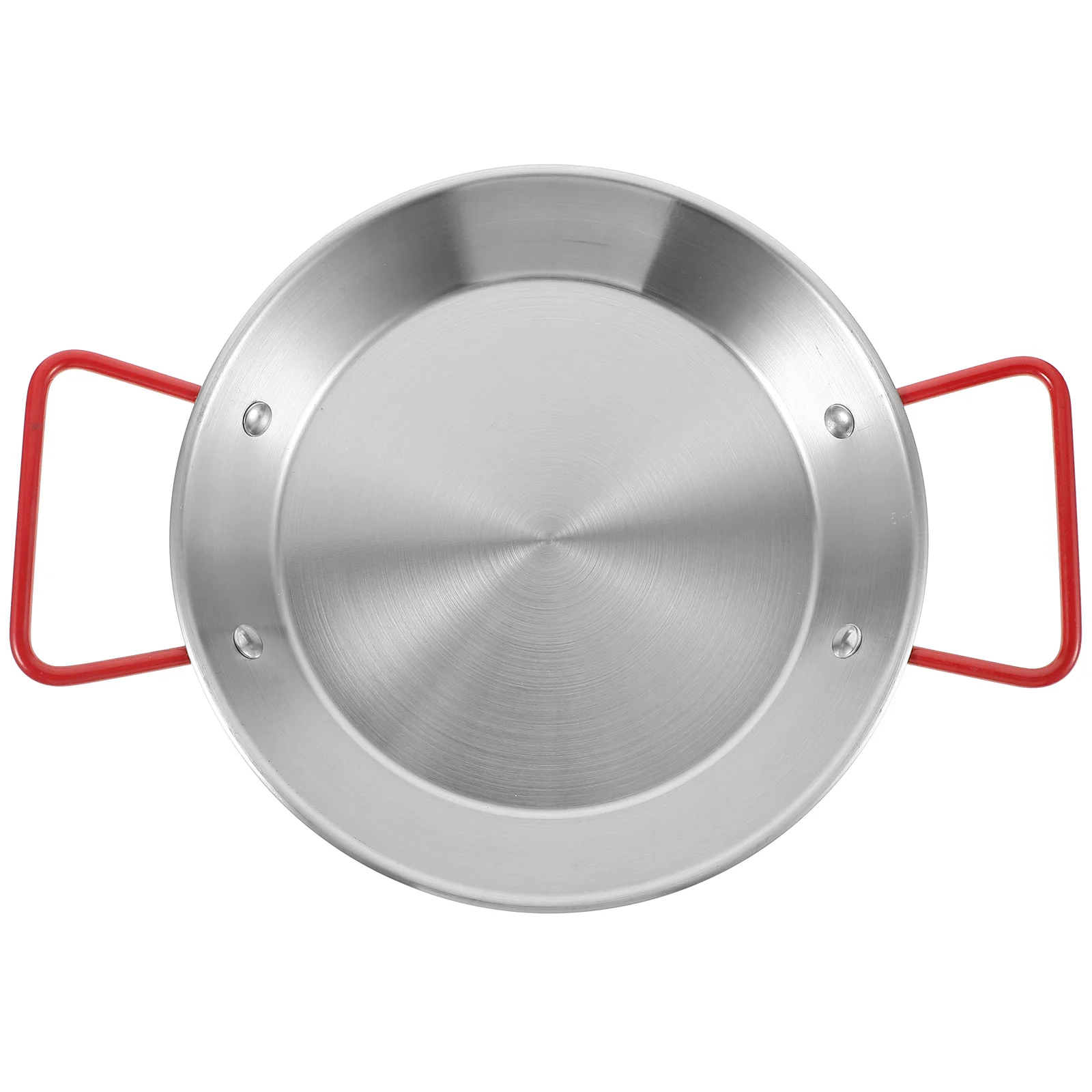 

Frying Pan Double Handle Tray Roasting Bandejas Para Comida Stainless Steel Serving Tableware Fried Food Plate