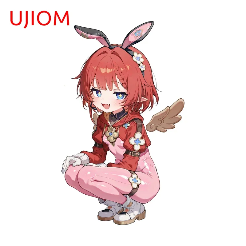 UJIOM Honkai Star Rail Cute Loli Wall Sticker Creative Amsuing Cartoon Game Room Bathroom Organizer Decal Simple Wallpapers