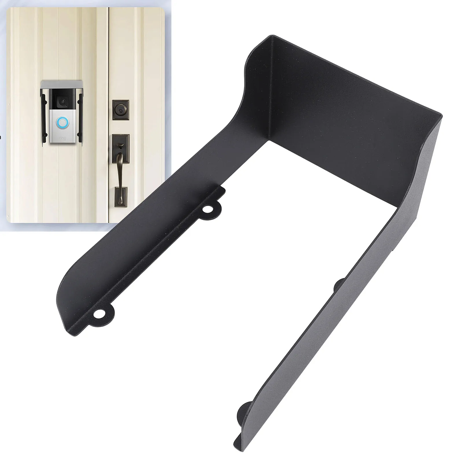 

Doorbell Rain Cover Doorbell Rain Cover Cold Rolled Steel Weatherproof Anti Glare Protective Door Cover Doorbell Weather Cover
