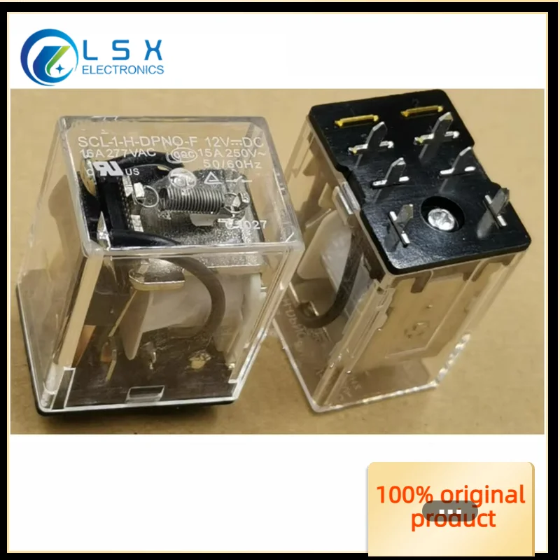 Brand new original 2~10 pieces/batch SCL-1-H-DPNO-F12VDC SCL-1-H-DPNO-F 15A two sets of normally open 6-pin