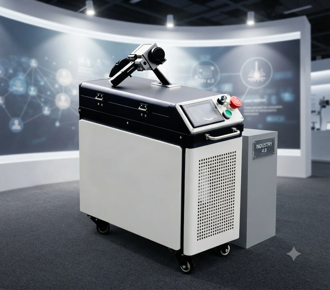 300W Handheld Pulse Laser Cleaning Machine Compact Air-Cooled Fiber Laser Cleaner for Metal Rust and Coating Removal