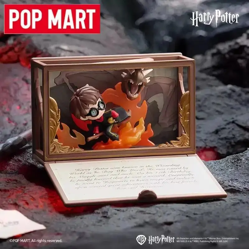 

POP MART Harry Potter Hogwarts Biographical Series Blind Box Cute Anime Action Figure Guess Bag Original Toys Doll Ornament Gift