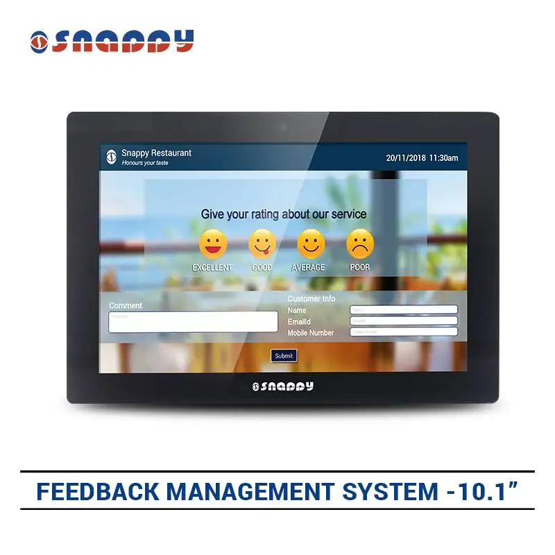 2024 New Technology Snappy Customer Feedback Survey Device Advertising Equipment for Improved Customer Satisfaction