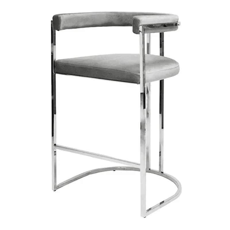 American modern light luxury bar chair/counter chair/soft decoration design/bar/villa