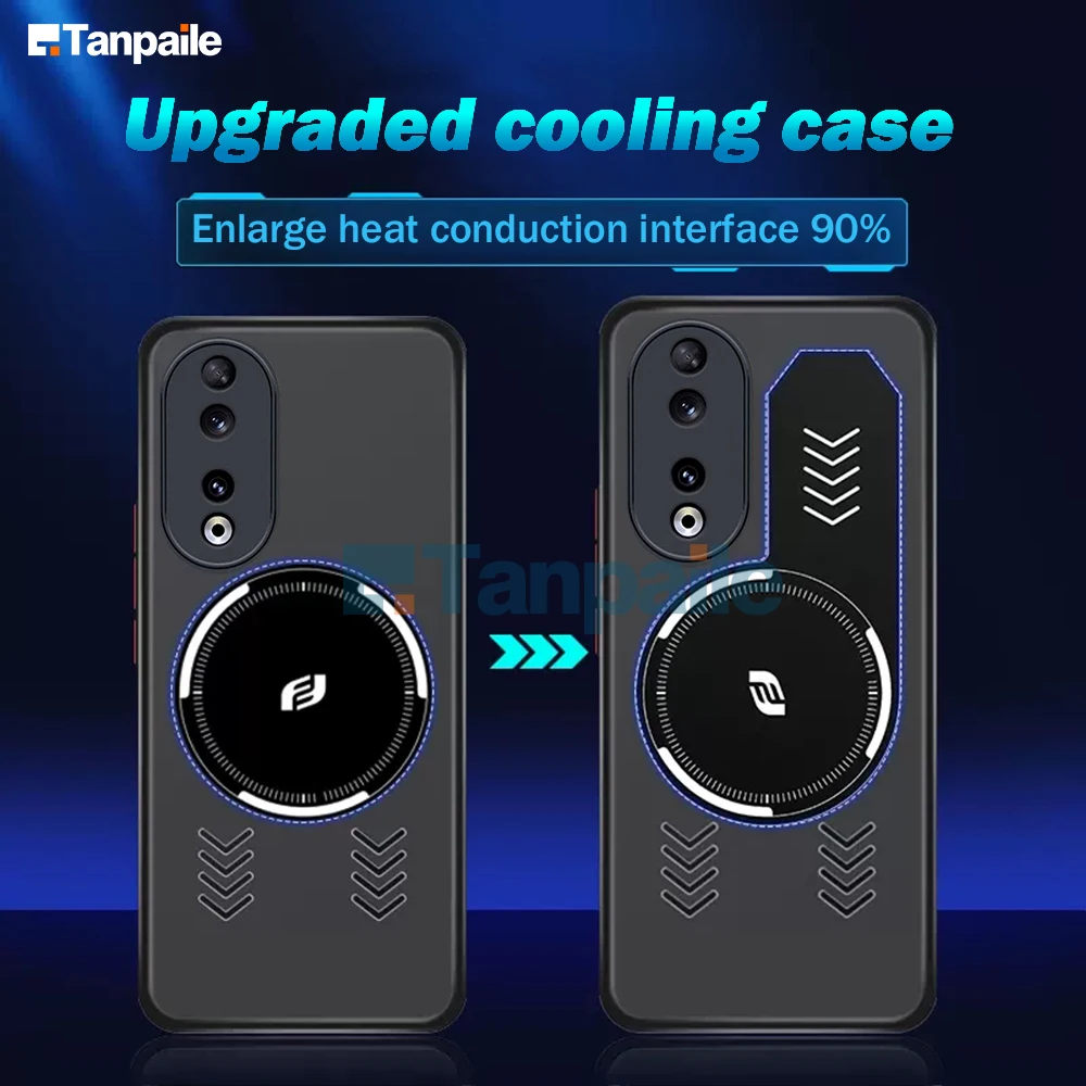 Tanpaile Cooling Magnetic Phone Case For Huawei Honor 90 Pro V40 Lite 50 30S 30 20 Shockproof Graphene Heat Dissipation Cover