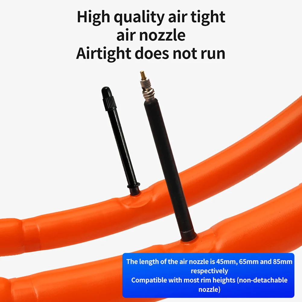 

Сверхлегкая велосипедная камера, мини-портативная дорожная велосипедная камера 700C, длина клапана 45/65/85 мм, легкая сверхлегкая трубка