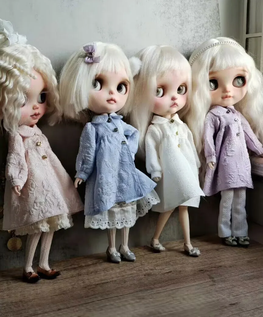 2025 1 قطعة معطف بليث ريترو عتيق 1/6 30 سنتيمتر (يناسب أزون ، بولليب ، Ob22/24/26 ، ليكا) #2