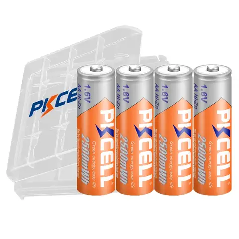 Ni-Zn AA Rechargeable Batteries 2500mWh Pkcell