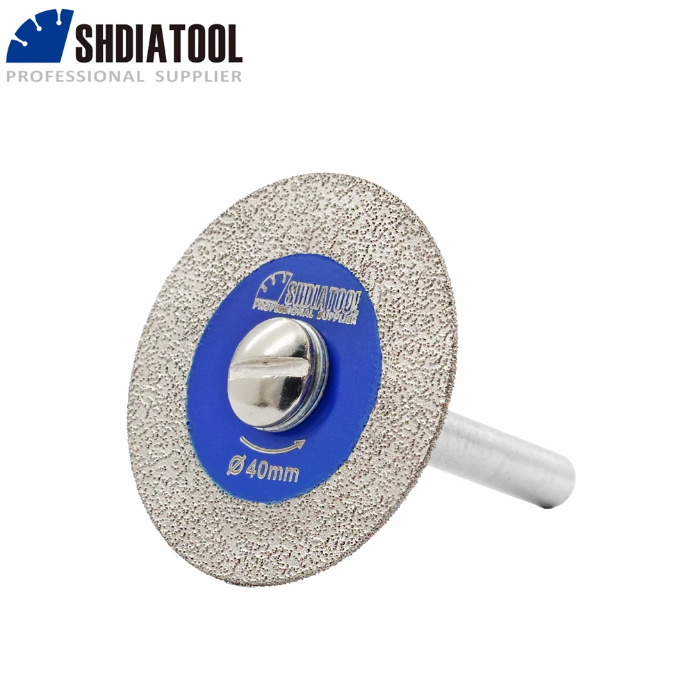 SHDIATOOL Diamond Carving Saw Blade Acrylic Engraving Cutting Disc Mini Cut Plate Glass Bottle Marble Grinder 30/40/50mm Set