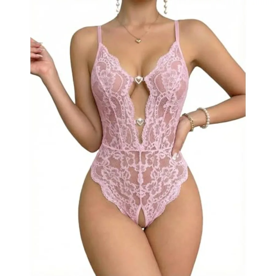 

Avidlove Sexy Lingerie for Women Lace Teddy Lingerie One Pcs Lingerie Bodysuit