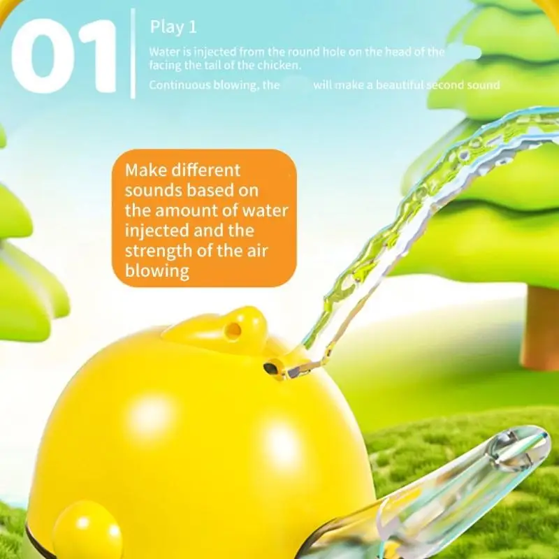 

J2HF Cartoon Bird Instrument Toy For Infant Breath Controlling Educational