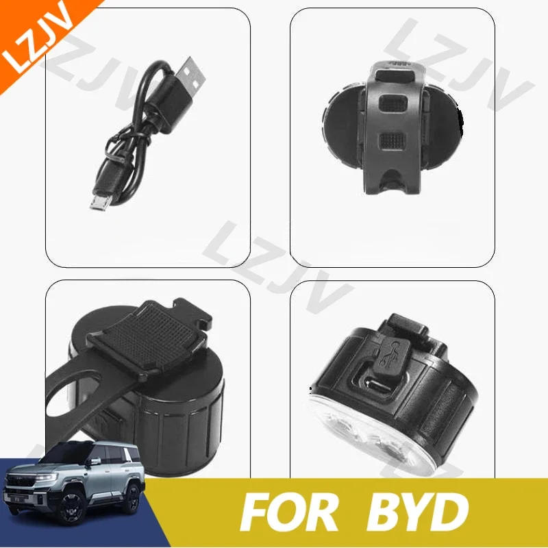 Suitable For BYD Song Plus Special Led Reading Light Rear Rear Seat Roof Light Interior Modified Car Ambient Light Car Accessori