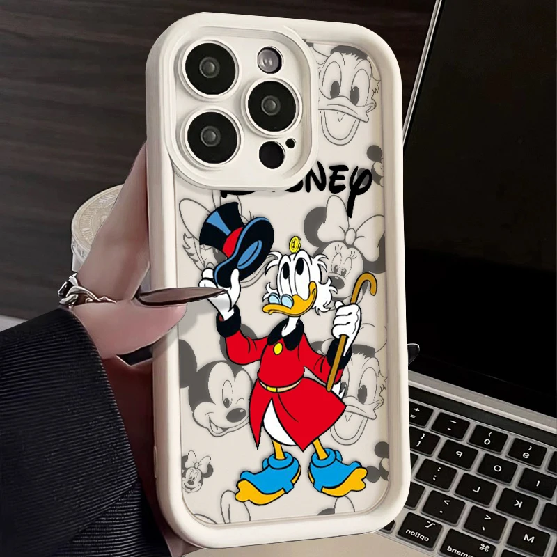 Scrooge McDuck Cool For iPhone 15 14 13 12 11 Pro Max XS Max X XR 7 8 Plus 6S Eye Ladder Phone Case