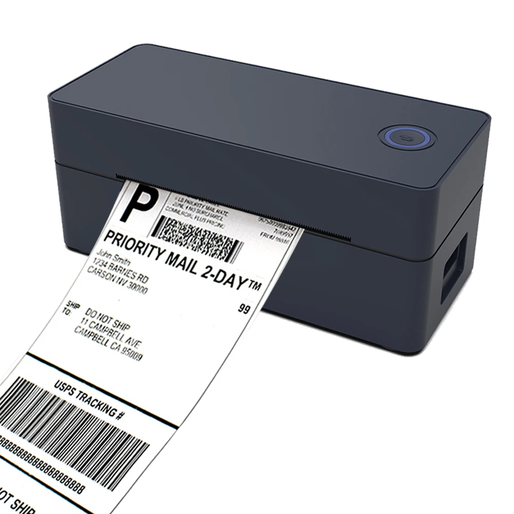 Newest Mini Bluetooth Thermal Label Printer 4X6 inch Small Shipping Label Printer Compatible with iPhone Android Mac Window