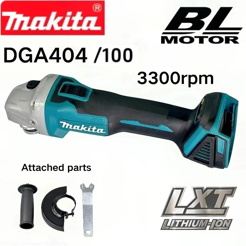makita-dga404-brushless-tool-electric-angle-grinder-18v-high-power-100mm-rechargeable-cutting-polishing-machine