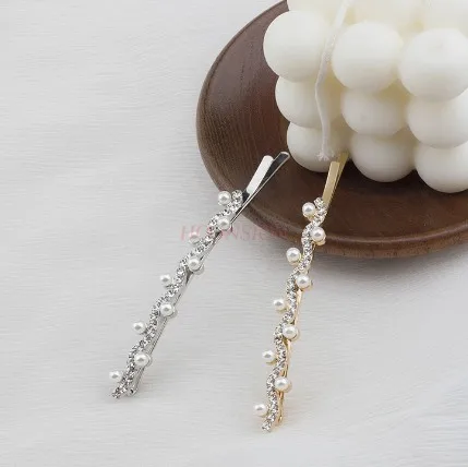 2023 New hairpin side bangs clip with diamond hair clip for women's headwear